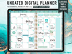 Undated Digital Planner Template