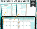 Undated Digital Planner Template