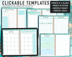 Undated Digital Planner Template