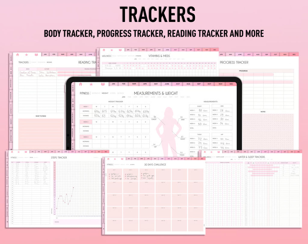 PLR Menstrual Cycle Planner Horizontal